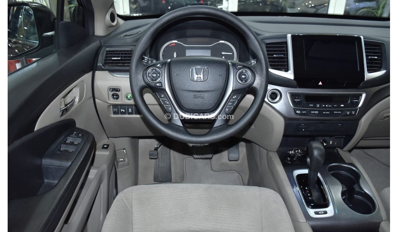 هوندا بايلوت EXCELLENT DEAL for our Honda Pilot AWD ( 2016 Model ) in Burgundy Color GCC Specs