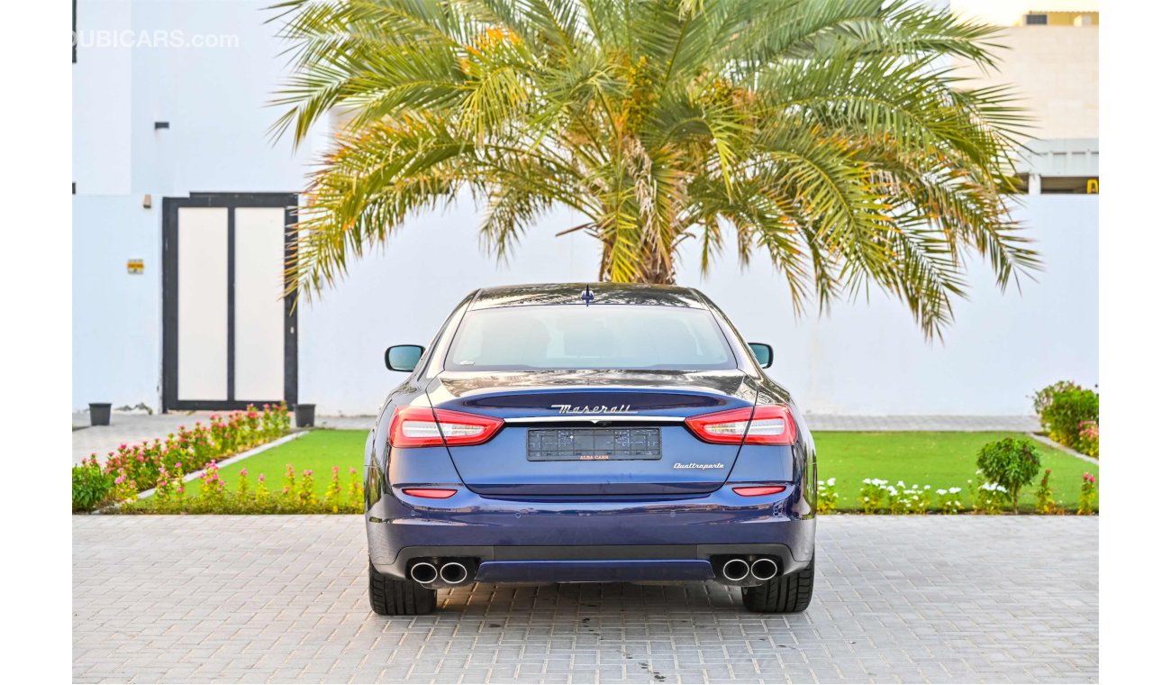 مازيراتي كواتروبورتي S | AED 1,743 Per Month | 0% DP | Exceptional Condition | Fully Loaded