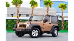 Jeep Wrangler Sport | 1,663 P.M  | 0% Downpayment |  Low Mileage!