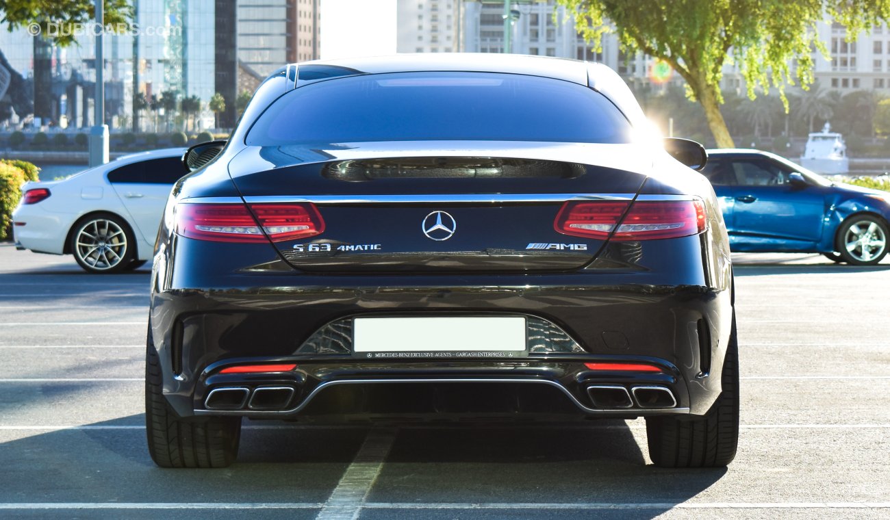 مرسيدس بنز S 63 AMG كوبيه 2015 Mercedes-Benz S63 AMG 5.5L 8 Cylinder Turbocharged 585 BHP ------------------------------- GCC