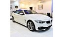 BMW 420i ONLY 84000 KM! BMW 420i Gran Coupe 2015 Model!! in White Color! GCC Specs