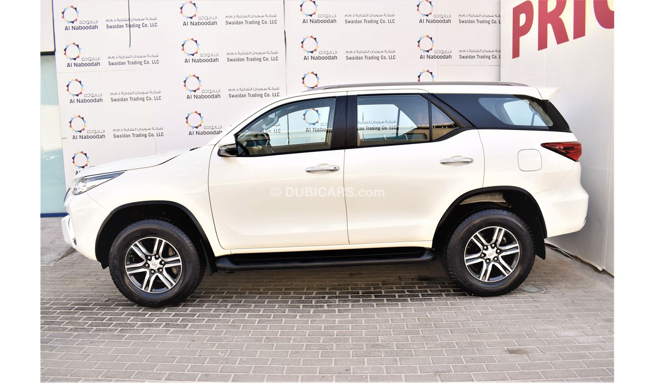 Toyota Fortuner AED 1599 PM | 2.7L EXR 4WD GCC DEALER WARRANTY
