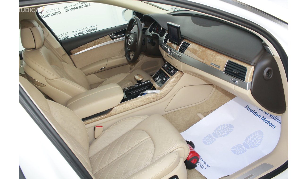 Audi A8 L 4.0L V8 2014 MODEL