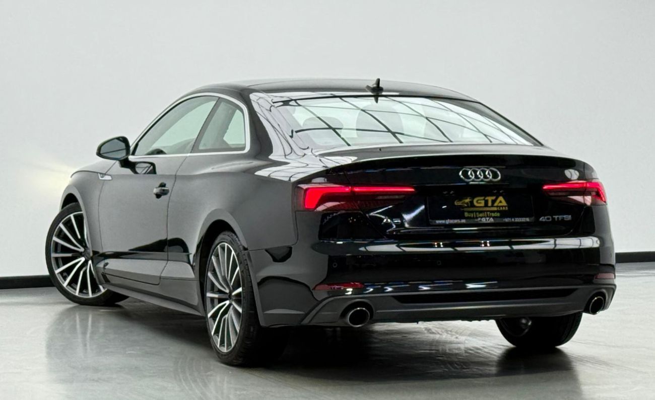 أودي A5 40 TFSI Style & Technology Selection S-line 2.0L 2019 Audi A5 40 TFSI S-Line, Warranty, Full Audi Se
