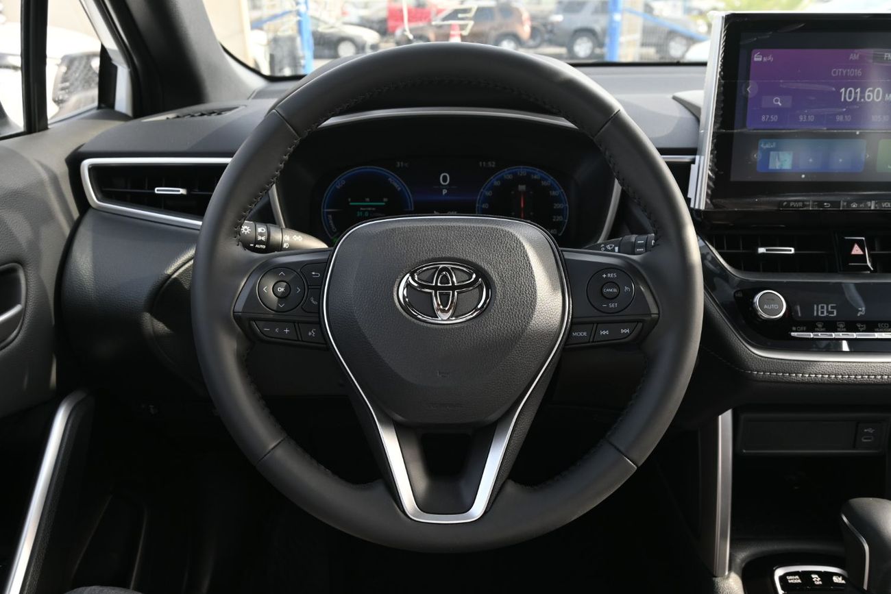 تويوتا كورولا كروس Toyota Corolla Cross 1.8L Hybrid FWD GCC, Model 2025, Color White