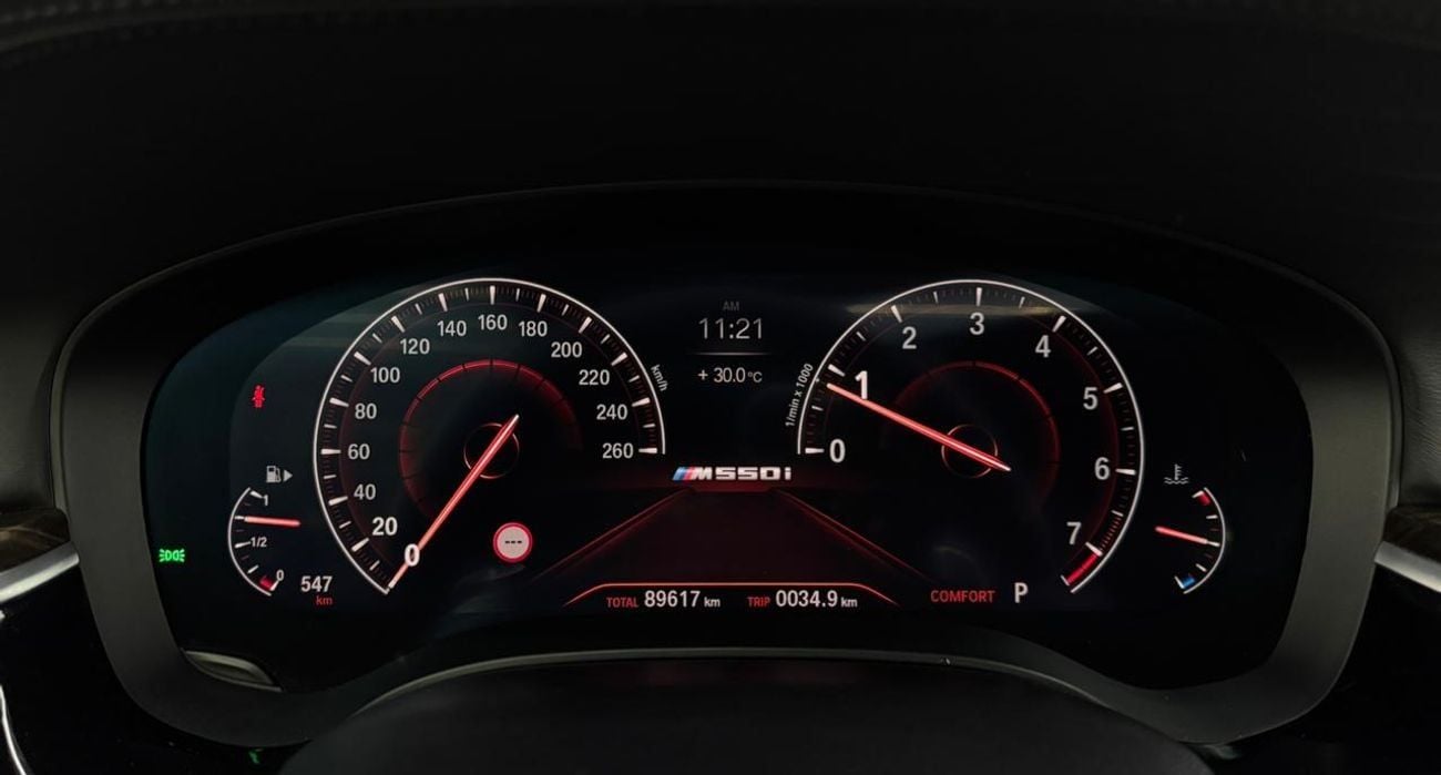 BMW M550i Std 4.4L 4.4 L,V8 | One Owner | Excellent |GCC Specs