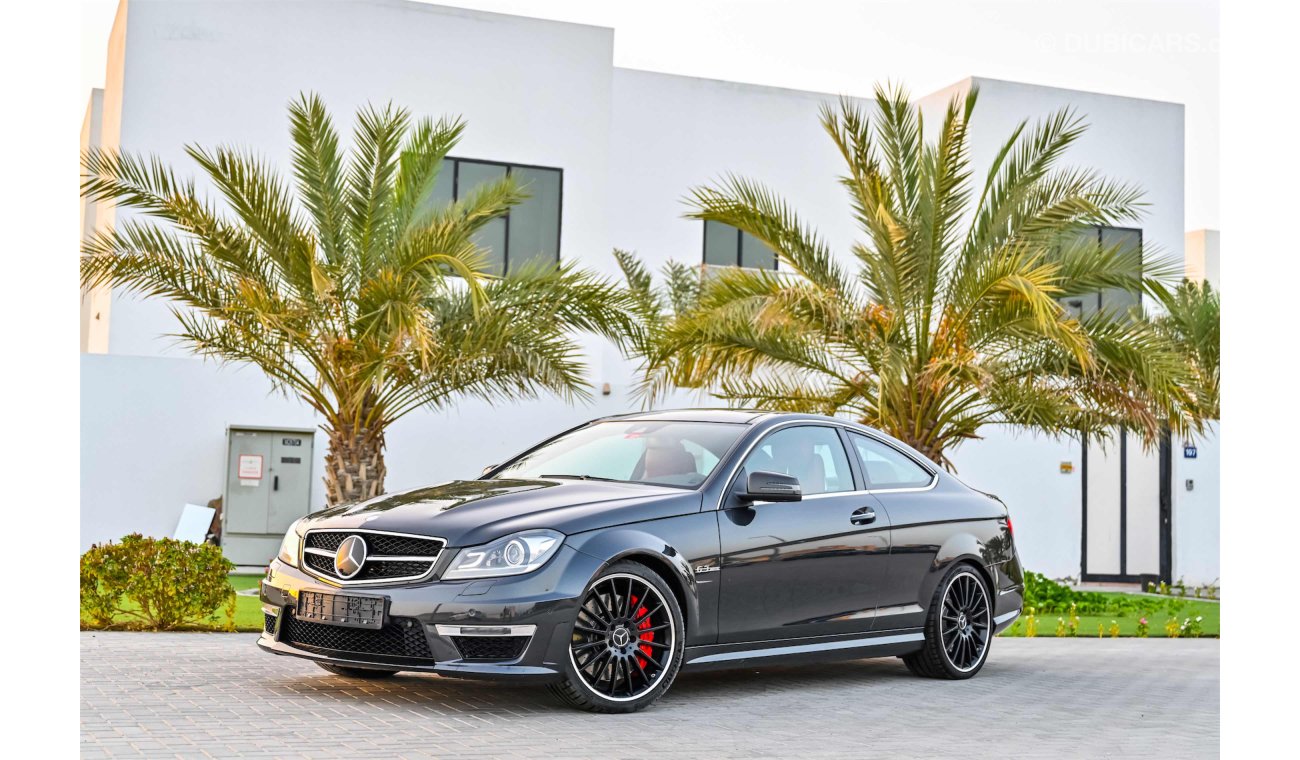 مرسيدس بنز C 63 AMG 3,183 P.M | Performance Package | 0% Downpayment | Full Option | Immaculate Condition