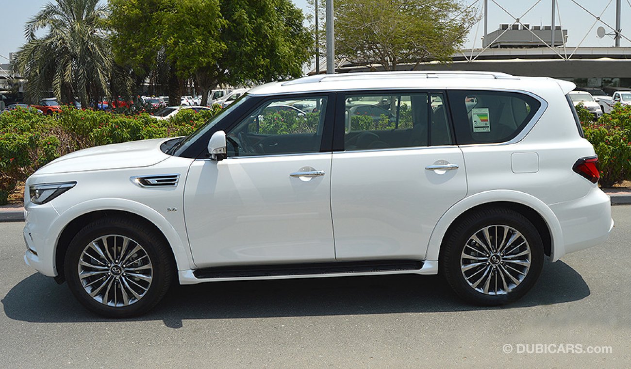 Infiniti QX80 2019 Luxury, 5.6 V8 4WD, GCC 0km w/ 5Yrs or 200K km Warranty + 2Yrs or 50K km Service from Dynatrade