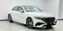 Mercedes Benz E300 2025 Mercedes Benz E300 AMG 4Matic, Warranty, Delivery Kms, Fully Loaded, Excellent Condition