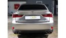 لكزس ISF 2015 Lexus IS-350 F Sport, Warranty, Service History, GCC