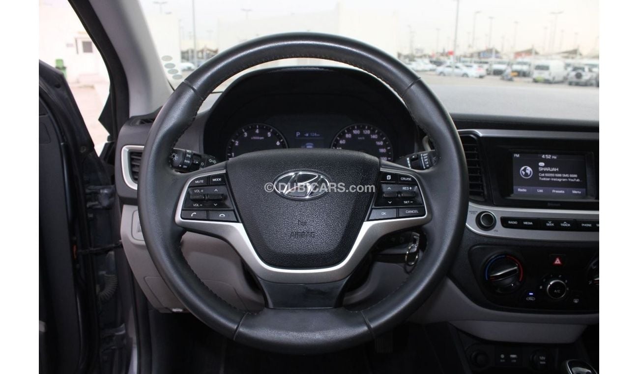 Hyundai Accent Hyundai Accent 2019 GCC No. 1 full option in excellent condition without accidents, very clean from
