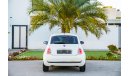 Fiat 500 | 764 P.M | 0% Downpayment | Full Option | Excellent Condition!