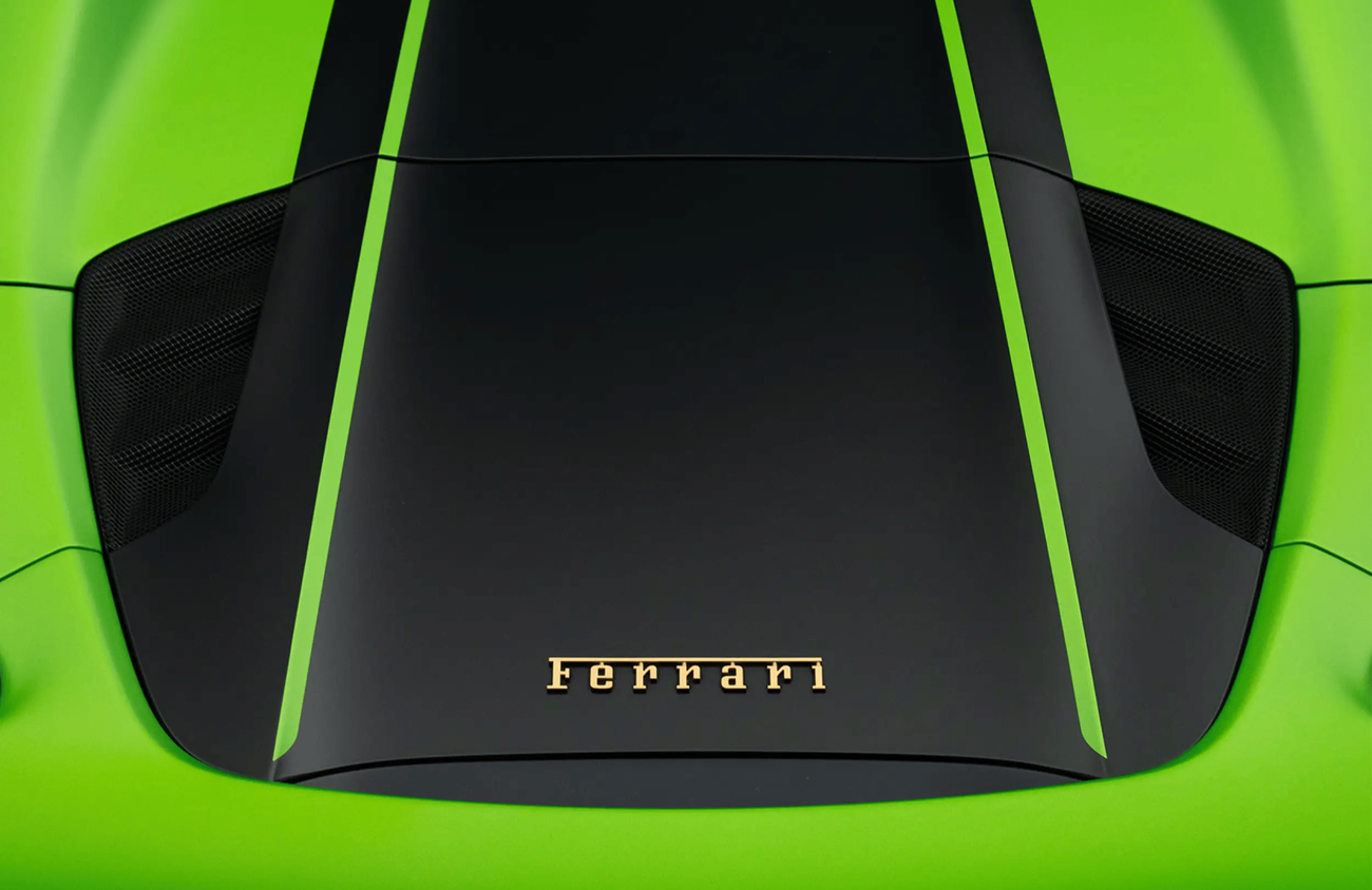 فيراري 488 3.9L V8 Twin-Turbocharged Engine