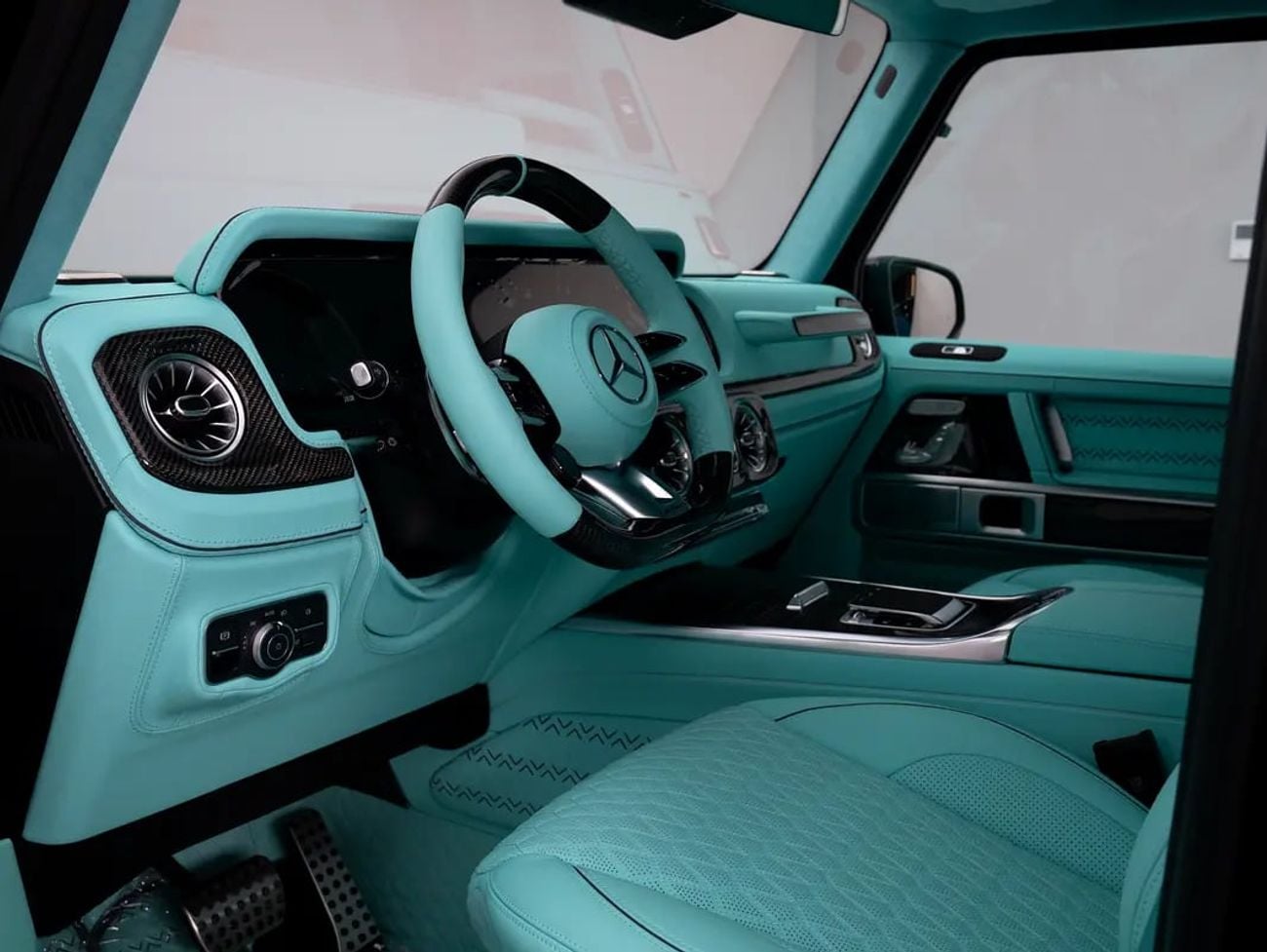 Mercedes Benz G63 AMG BRABUS G800 G63 AMG Brabus Kit | KM | Tiffany Blue Interior