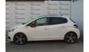 Peugeot 208 1.6l gt line 2016 model low mileage