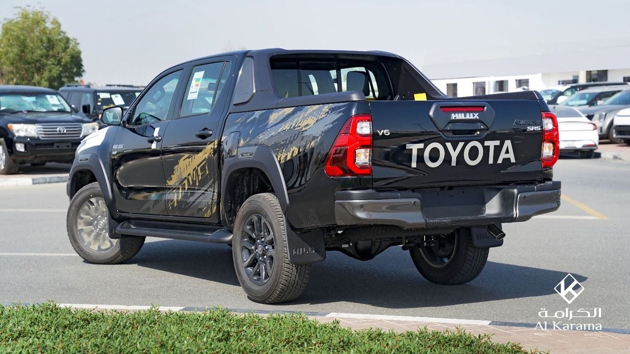تويوتا هيلوكس 4.0L Adventure - SR5 V6 - 360 Camera - Diff Lock - GCC Specs - Zero KM -  Black