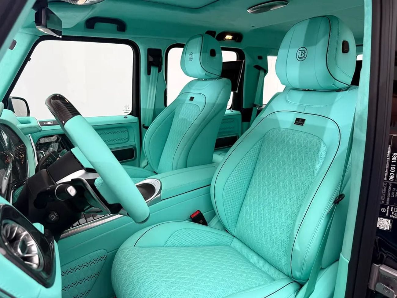 Mercedes-Benz G 63 AMG 2026 Mercedes-Benz G 63 AMG (Brabus Kit) – Tiffany Blue