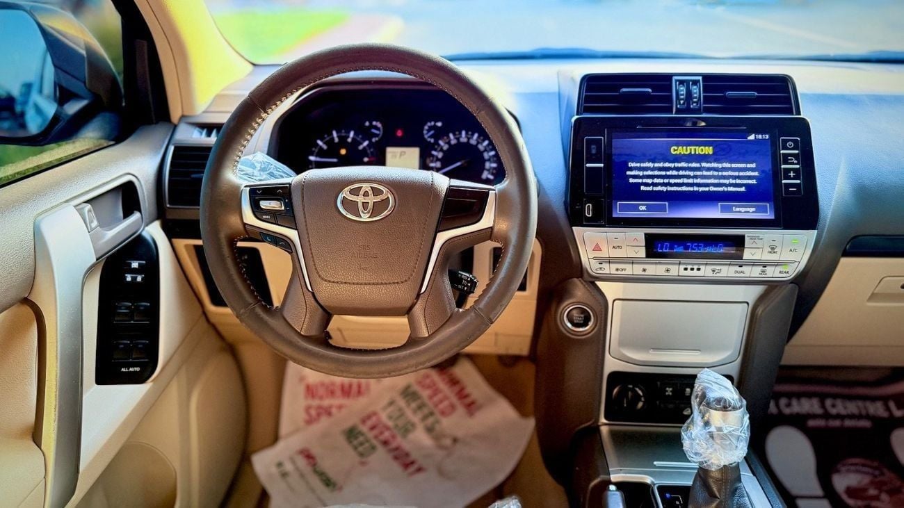 Toyota Prado VXR 2018 Model LHD Full Option GCC Specification Sunroof, Coolbox, Leather Seats, Electric Seats Top