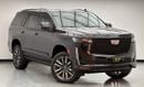 Cadillac Escalade 2022 Cadillac Escalade Sport, 1 Year Warranty Unlimited Km, Cadillac Full Service History, GCC