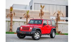 Jeep Wrangler Unlimited Sport | 2,135 P.M | 0% Downpayment | Agency Warranty | Perfect Condition