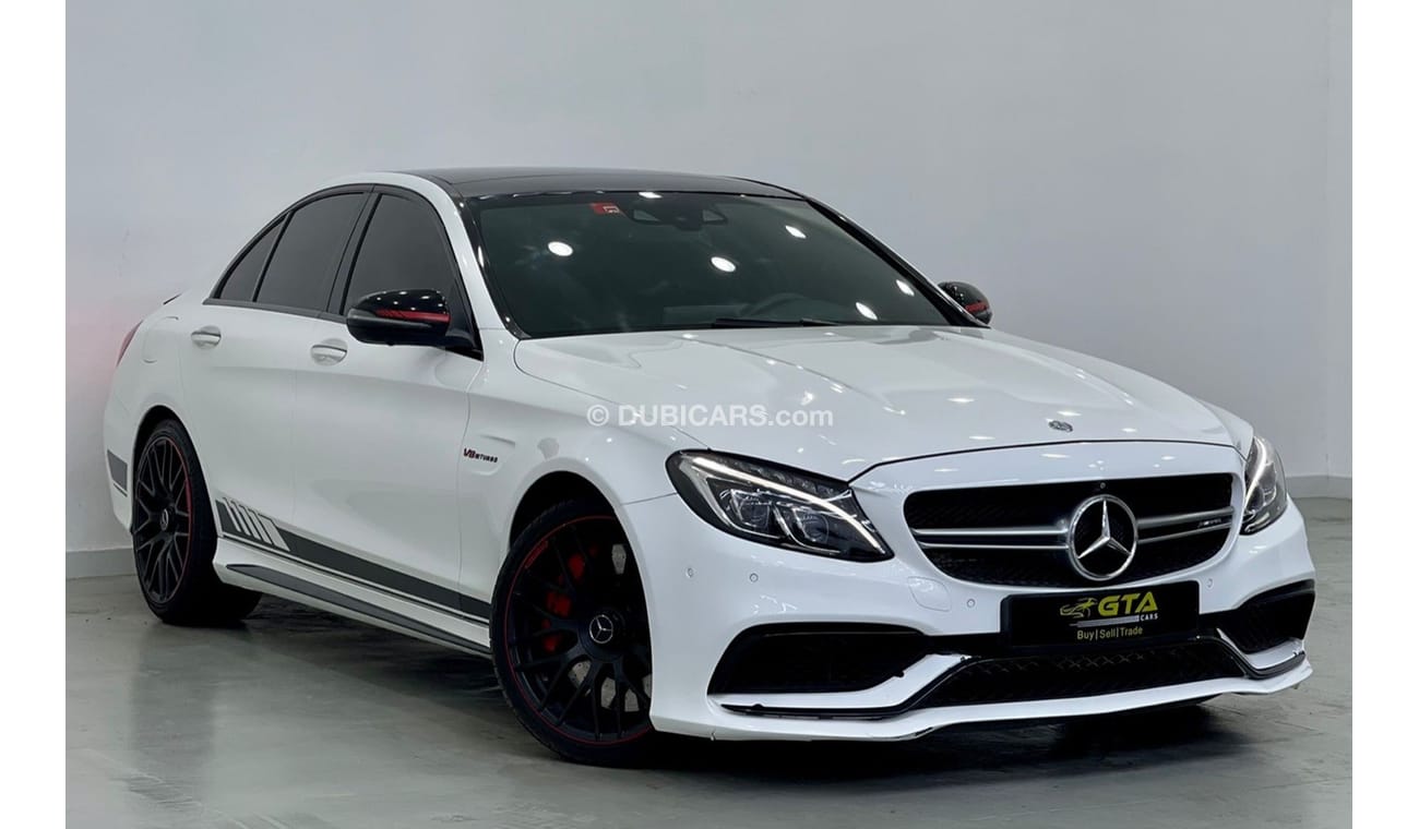 Mercedes-Benz C 63 AMG Std 2016 Mercedes-Benz C63 AMG Edition 1, Service History, Warranty, GCC