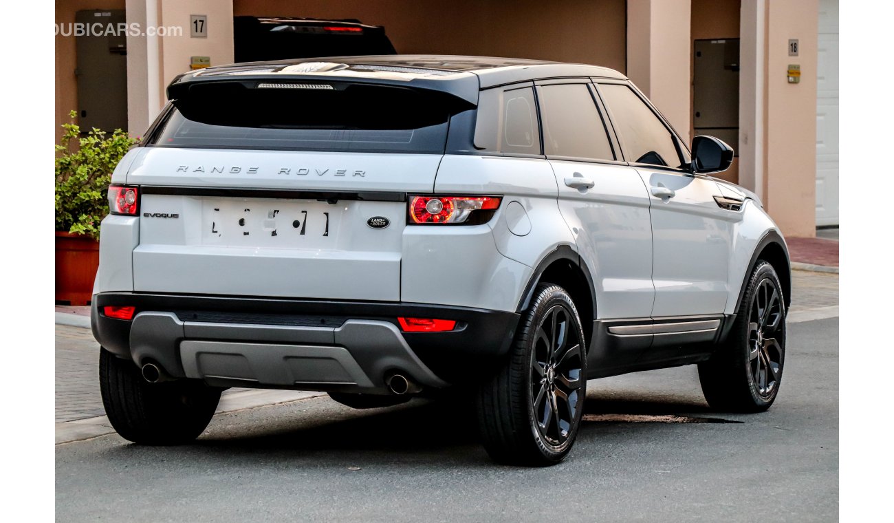 Land Rover Range Rover Evoque Dynamic (Black Edition) 2015 GCC under Warranty with Zero Down-Payment.