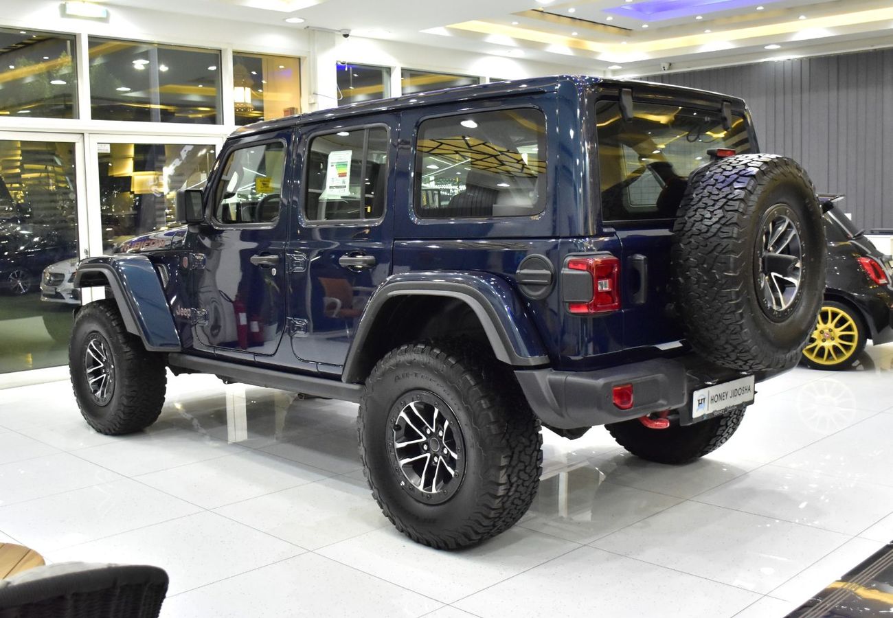 Jeep Wrangler EXCELLENT DEAL for our Jeep Wrangler Unlimited Rubicon 2.0L ( 2025 Model ) in Blue Color GCC Specs