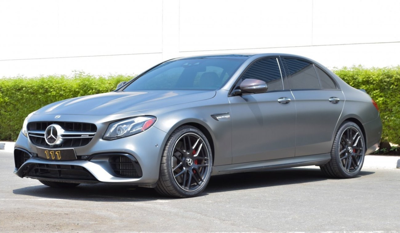 Mercedes-Benz E 63 AMG S 4 Matic / European Specifications