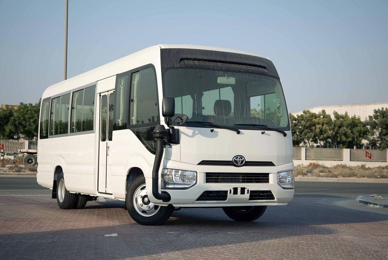 تويوتا كوستر 2025 Toyota Coaster High-Roof 30-Seater 4.0L 4-Cyl Turbo Diesel M/T RWD 2-Point Seatbelts For Africa
