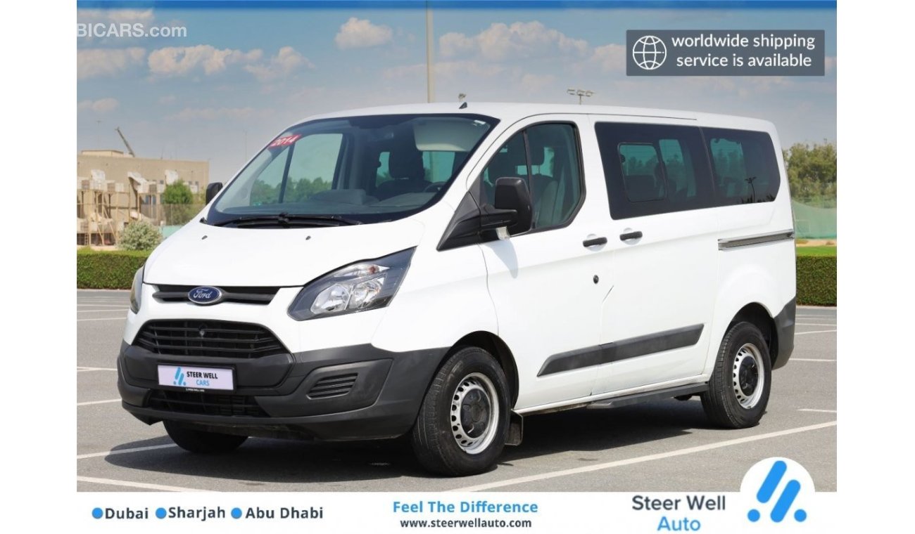 فورد تورنيو كستم 2014 | FORD TOURNEO CUSTOM | 8 SEATER - PASSENGER VAN | DIESEL, MANUAL | GCC | SPECTACULAR CONDITION