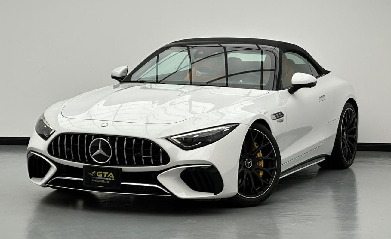 مرسيدس بنز SL 63 AMG 2024 Mercedes-Benz SL63 AMG V8 4MATIC, 2 years Warranty, Excellent Condition