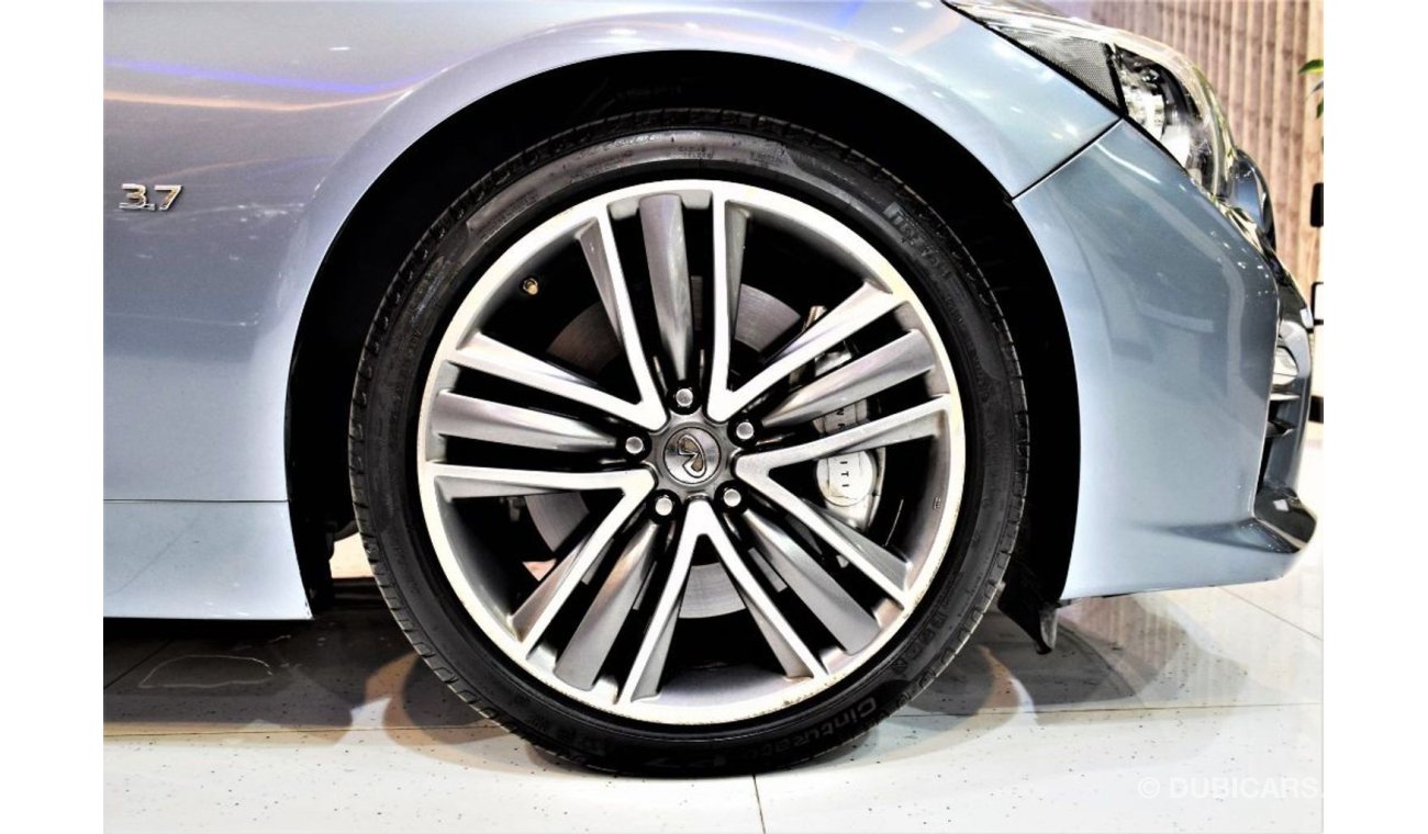 Used AMAZING Infiniti Q50S 3.7 2014 Model!! in Light Blue Color! GCC