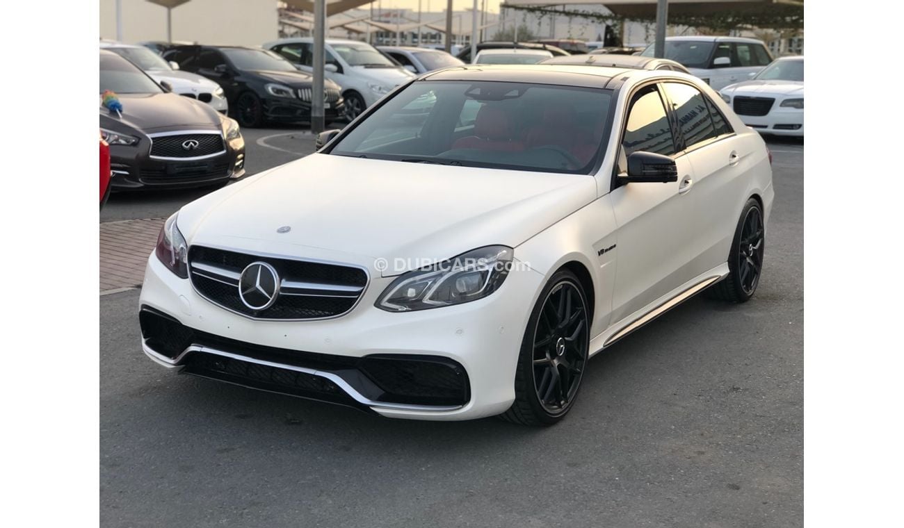 Mercedes-Benz E 63 AMG MERCEDES BENZ E63 AMG MODEL 2014 car prefect condition full option panoramic roof leather seats back