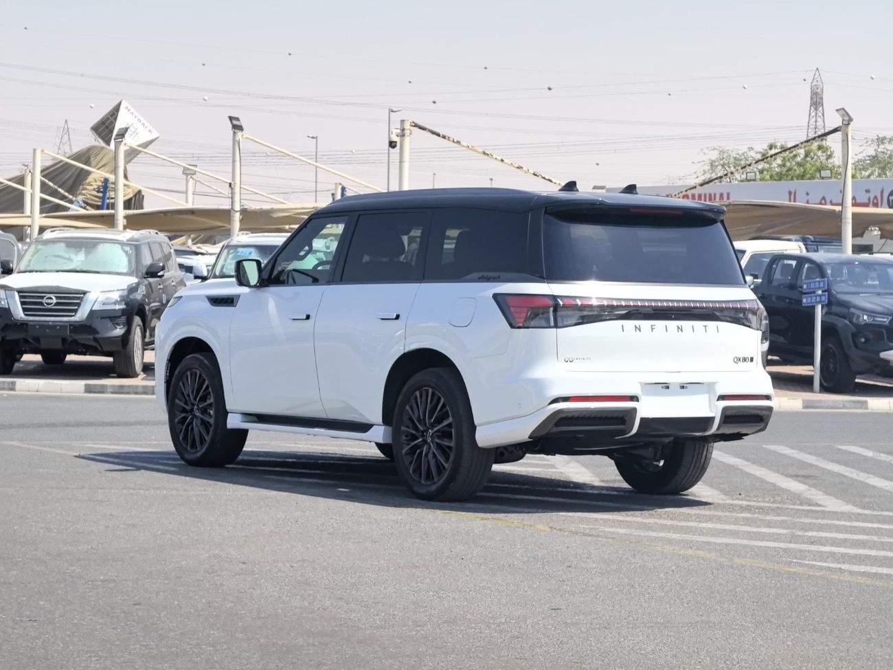 Infiniti QX80 Autograph Captain Chairs 3.5L 2025 INFINITY QX80 3.5L AUTOGRAPH FULL OPTION