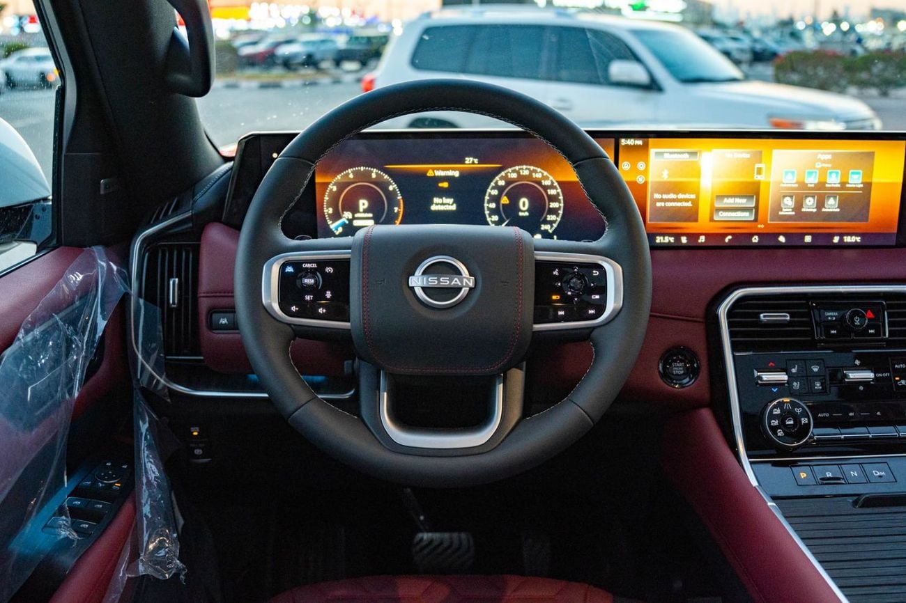 نيسان باترول 2026 Nissan Patrol SE Platinum 3.8L AT Petrol (Gray-red)