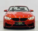 BMW M4 Std 2015 BMW M4 Convertible, December 2024 BMW Service Package, Low Kms, GCC