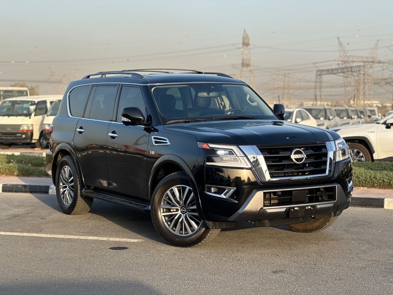 نيسان أرمادا SL 360 camera,Sunroof Full option