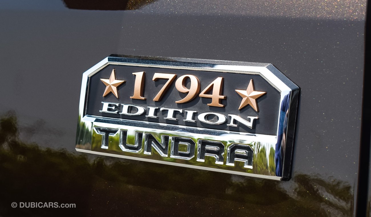 Toyota Tundra 1749 Edition, Export