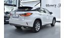 لكزس RX 350 EXCELLENT DEAL for our Lexus RX350 ( 2017 Model ) in White Color GCC Specs