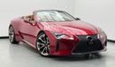 Lexus LC500 Carbon 5.0L 2021 Lexus LC500 Carbon, 2026 / Dec Lexus Warranty, Lexus Service History, GCC