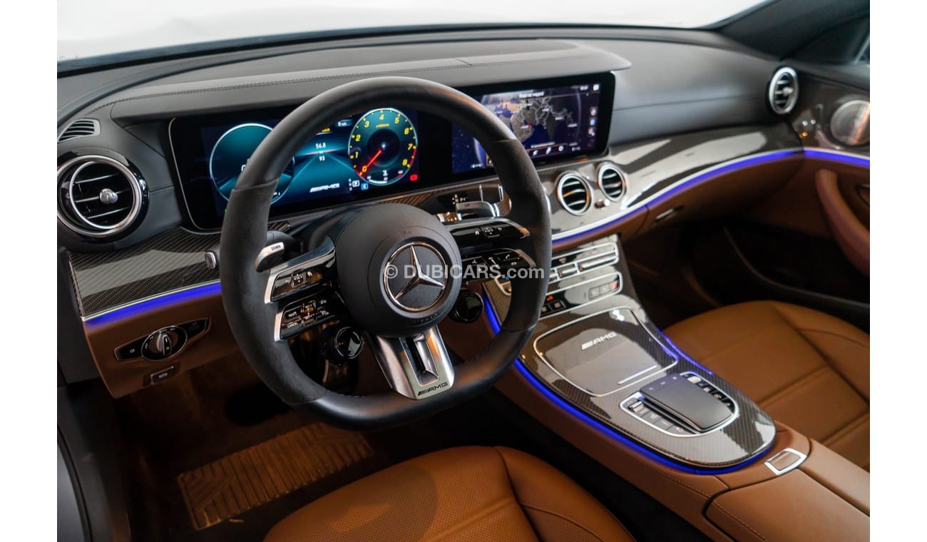 Mercedes-Benz E 63 AMG 4MATIC+ 2021 Mercedes E63S AMG 4 Matic+ / New Delivery Mileage / Mercedes Warranty and Gargash File 