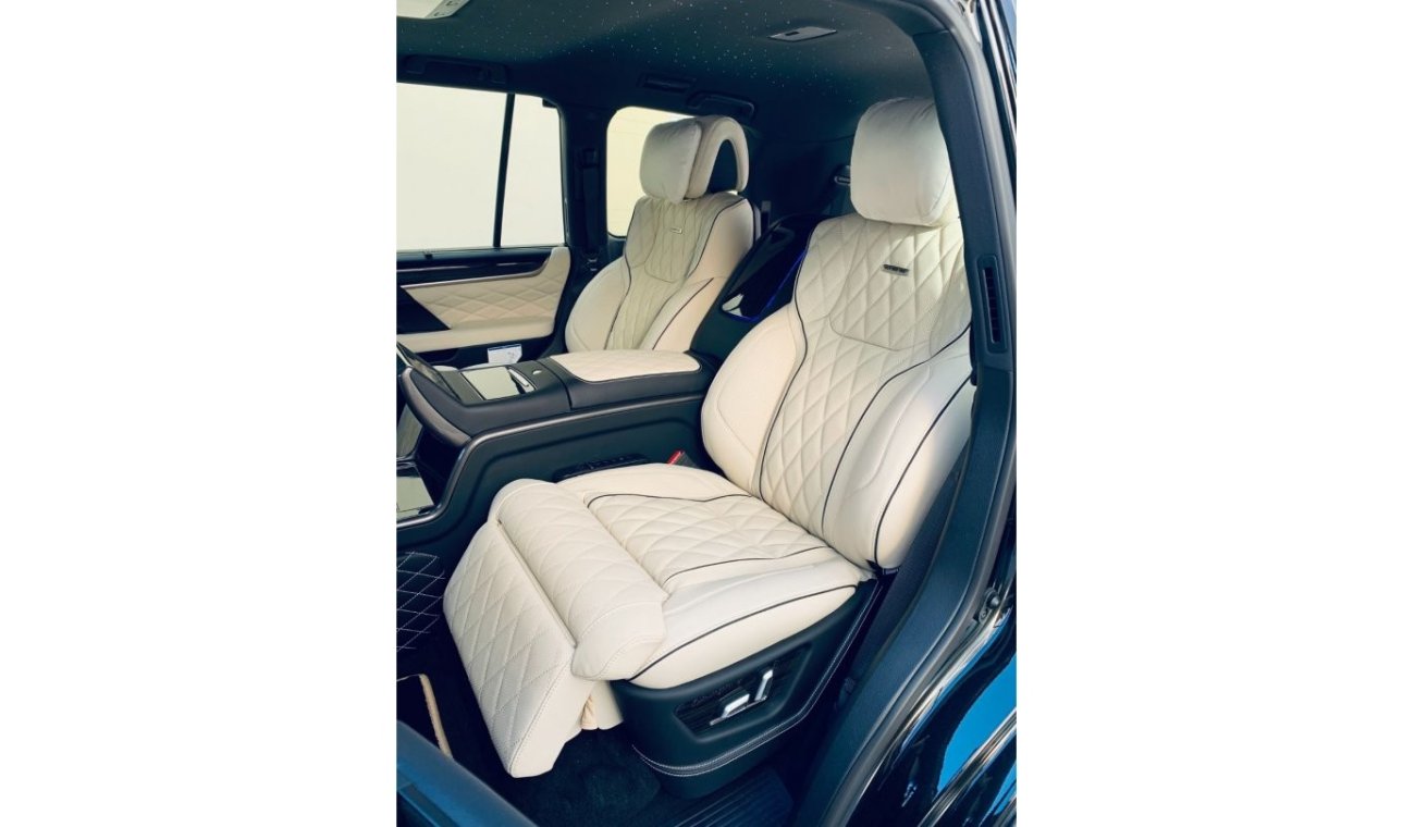 لكزس LX 570 Super Sport 5.7L Petrol Full Option with MBS Autobiography VIP Massage Seat and Star Roof Light ( Ex