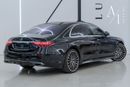Mercedes-Benz S 500 4MATIC 3.0L 2021 Mercedes Benz S500 4MATIC, Warranty, Full Service History, Fully Loaded, GCC