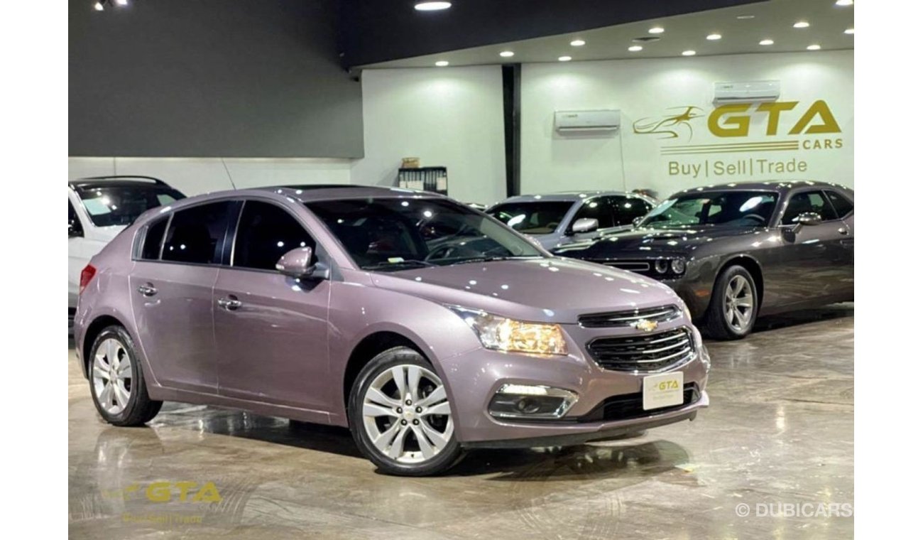 Chevrolet Cruze "SOLD" 2016 Chevrolet Cruze LT, Warranty, Service History, GCC, Low Kms