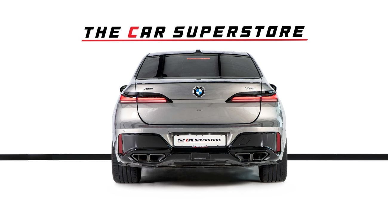 BMW M760Li GCC-1 Owner-Abu Dhabi Motors Warranty Service Contract Until 07/2030