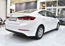هيونداي إلانترا EXCELLENT DEAL for our Hyundai Elantra ( 2017 Model ) in White Color GCC Specs