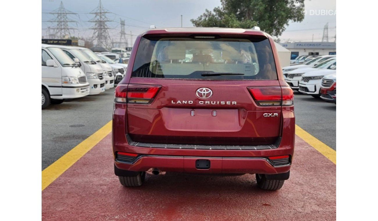 تويوتا لاند كروزر Toyota Land Cruiser GXR 4.0L Petrol GCC Red with Beige interior Model 2022