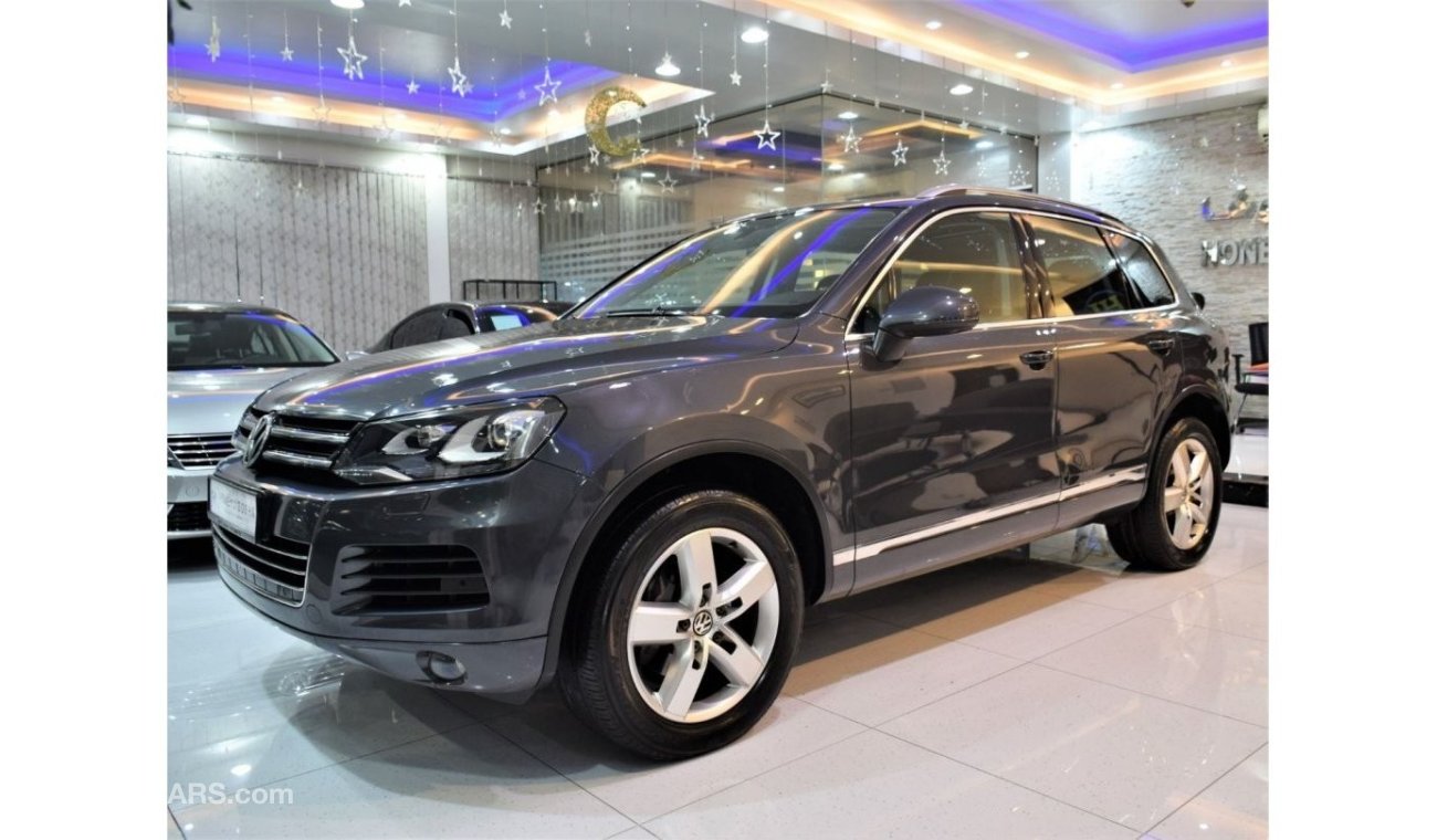 فولكس واجن طوارق FULL SERVICE AGENCY HISTORY! Volkswagen Touareg 2012 Model!! in Grey Color! GCC Specs