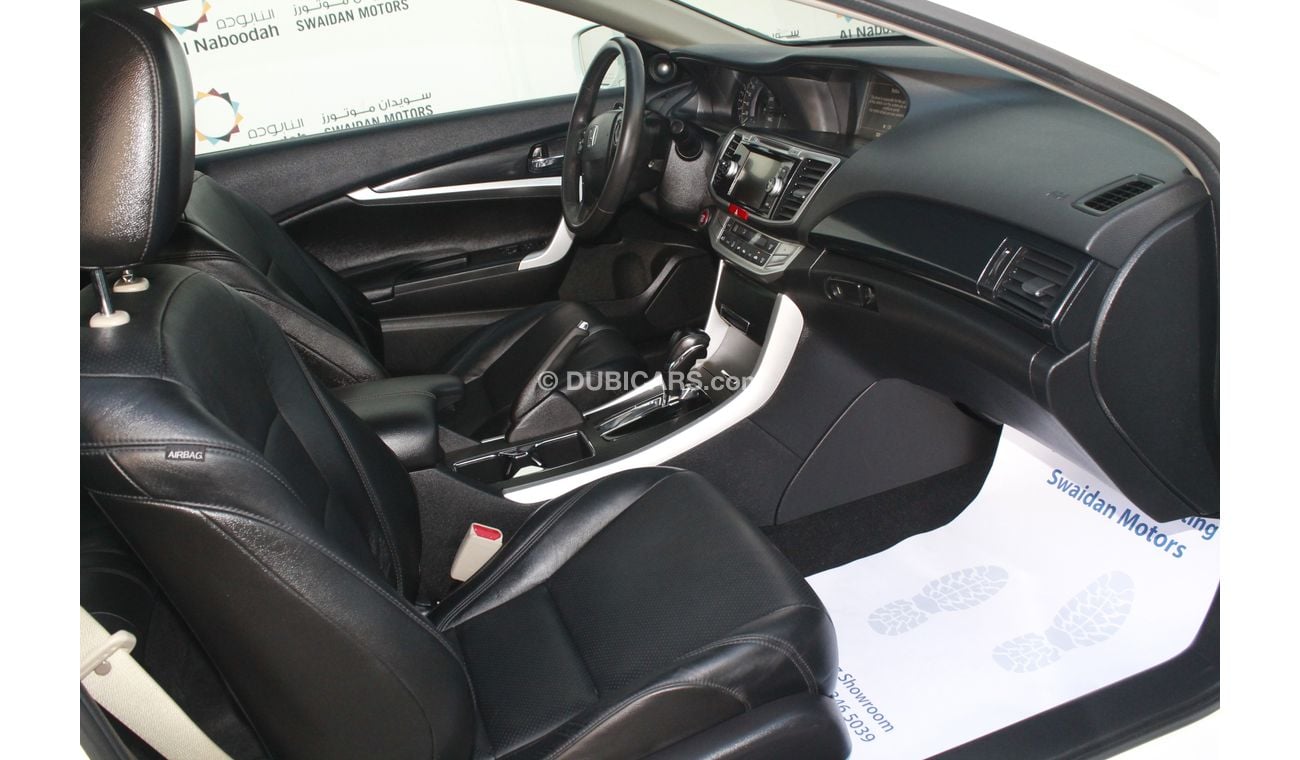 هوندا أكورد كوبيه 2.4L 2014 MODEL UNDER WARRANTY 09/09/2019/UNLIMITED