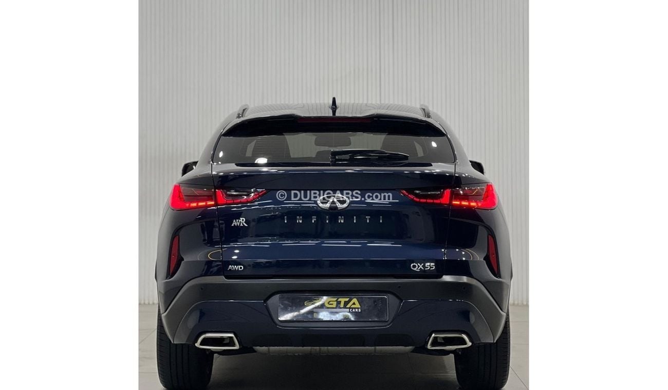 Infiniti QX55 2022 Infiniti QX55 Sensory AWD, January 2026 Infiniti Warranty + Service Contract, Low Kms, GCC